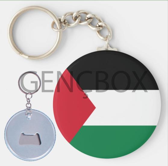 Filistin Bayrak- Açacaklı Anahtarlık