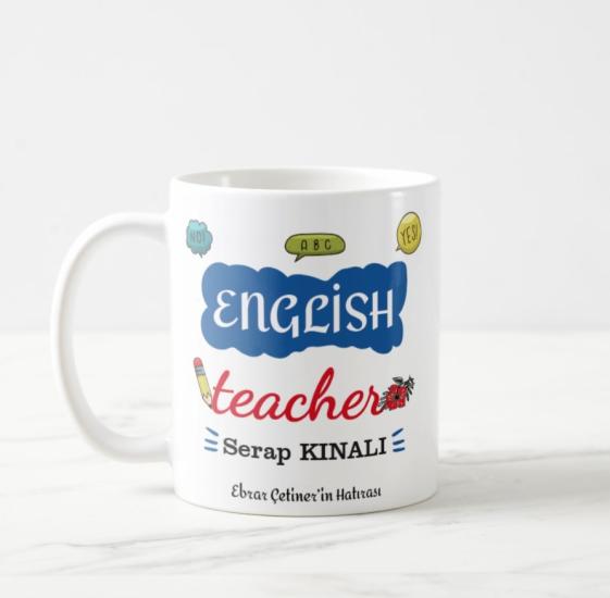 İngilizce Öğretmeni - İsme Özel Kupa Bardak