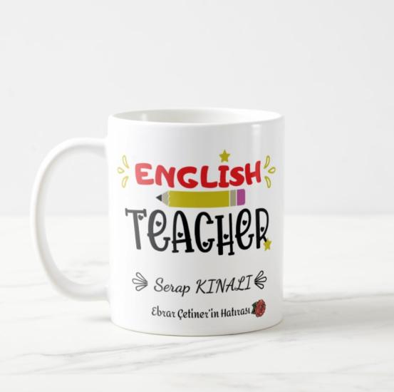 İngilizce Öğretmeni - İsme Özel Kupa Bardak