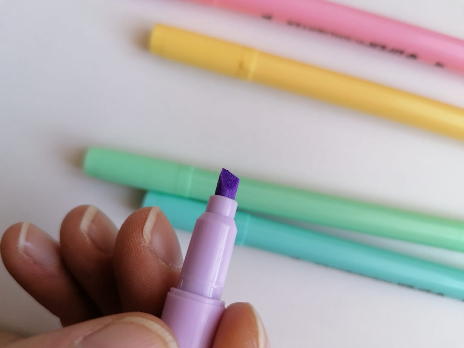 UFEN Fosforlu Çift Uçlu Renkli 6 Adet Işaretleme Kalemi