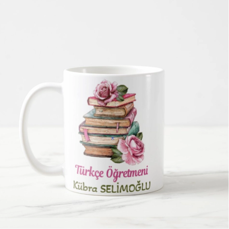 Türkçe Öğretmeni - İsimli Kupa Bardak