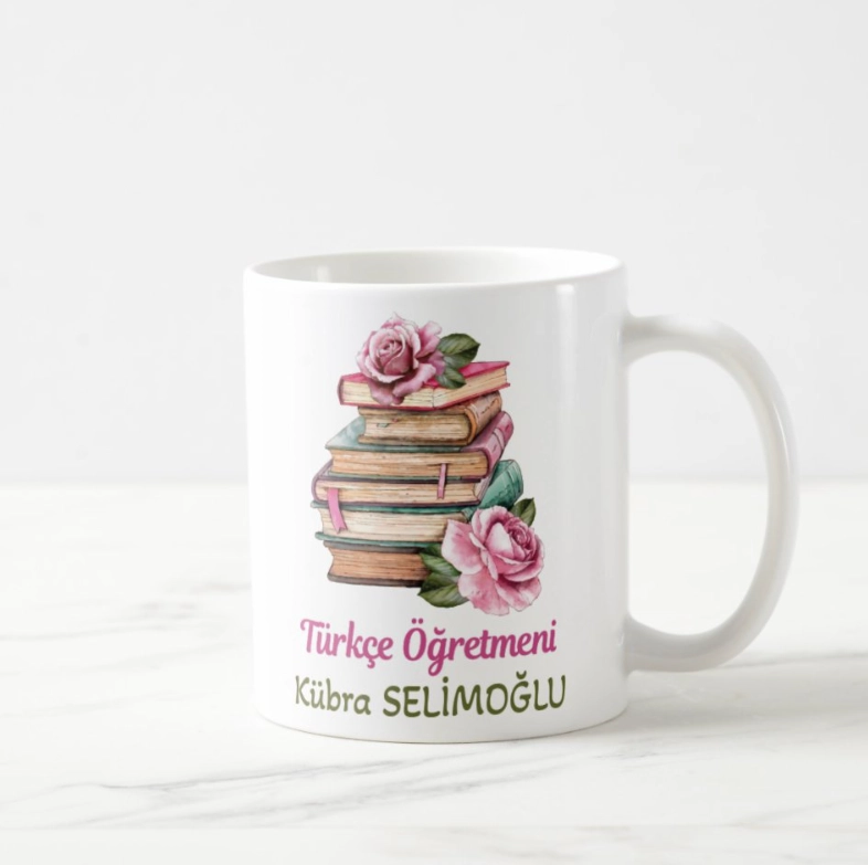 Türkçe Öğretmeni - İsimli Kupa Bardak