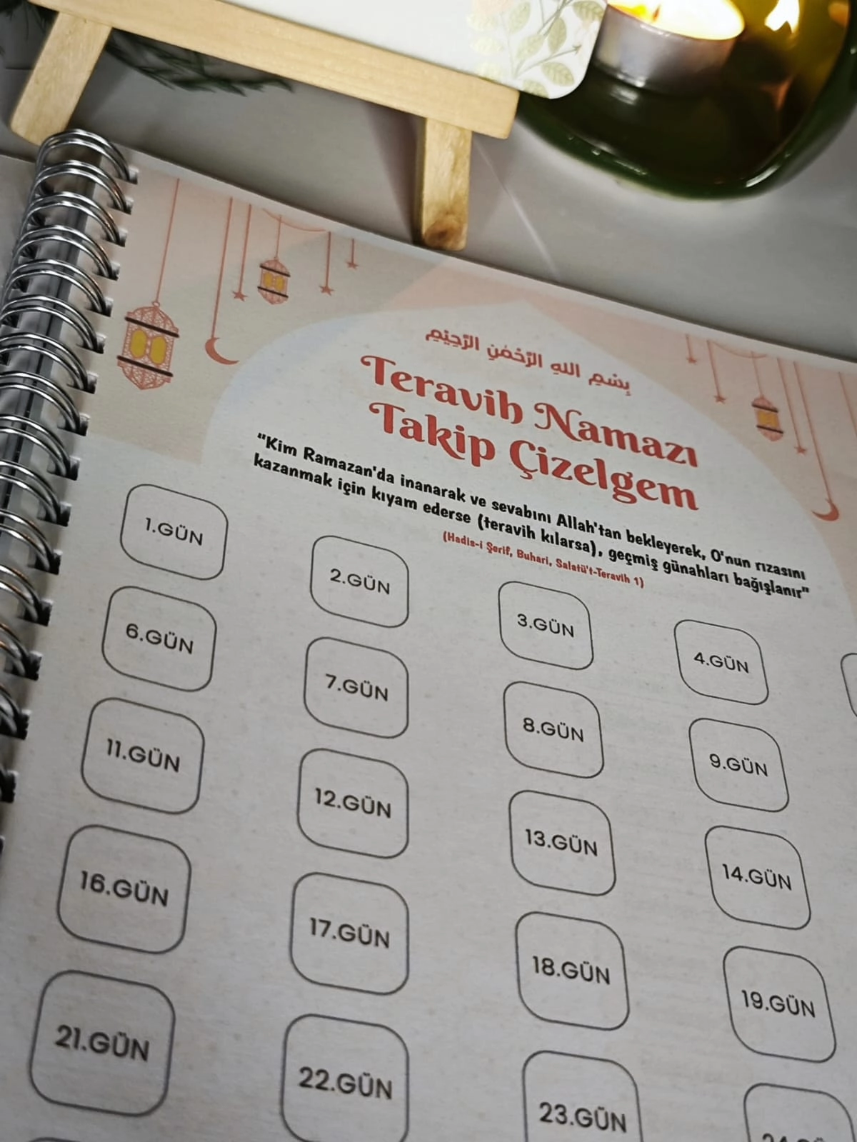 Ramazan Planlayıcım– A5 Tarihsiz Spiralli Defter