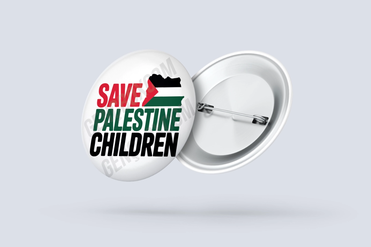 Save Palastine Children - İğneli Rozet