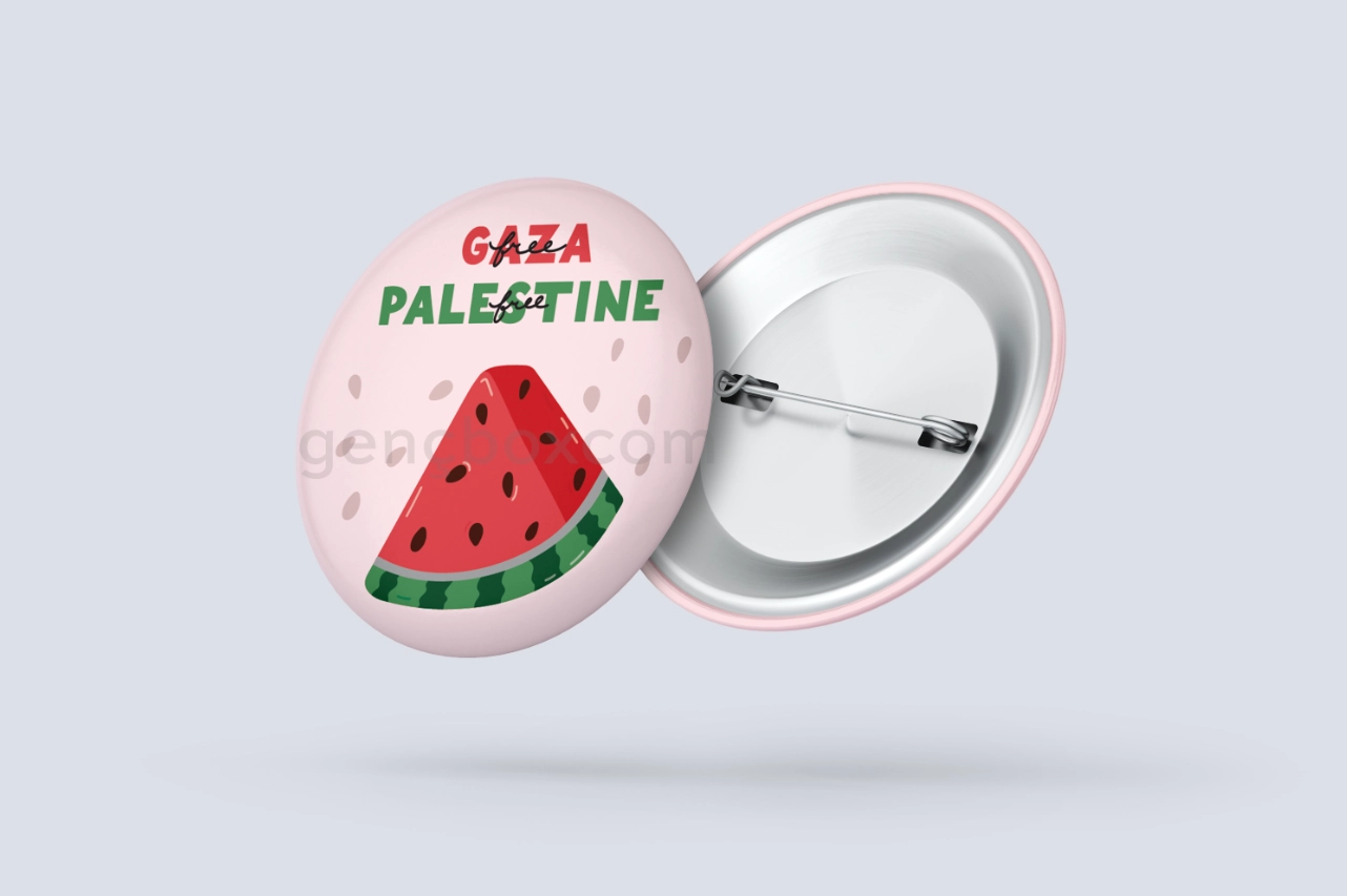 Gaza Palastine - İğneli Rozet