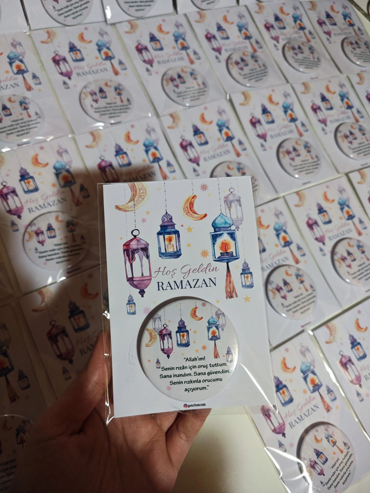 Hoş Geldin Ramazan Magnet Açacak ve Kartlı Paket (58 MM)