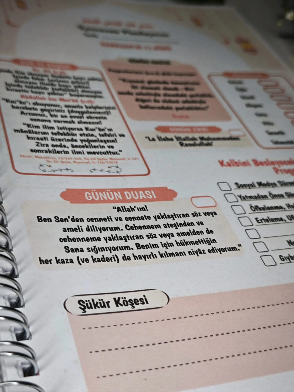 Ramazan Planlayıcım– A5 Tarihsiz Spiralli Defter