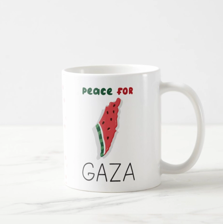 Peace For Gaza - Kupa Bardak