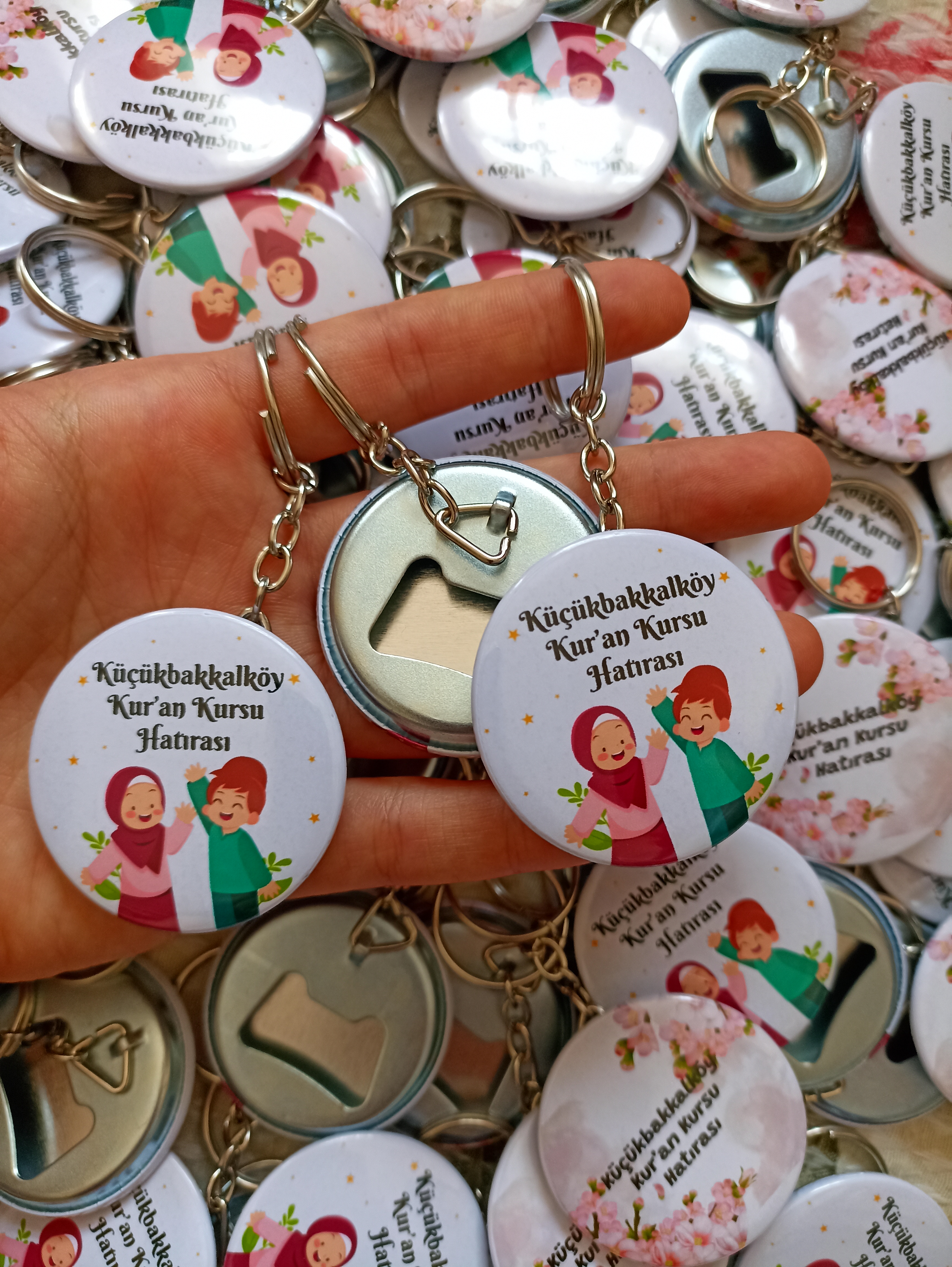 Kız Erkek Çocuk Temalı Anahtarlıklı Hediyelik Kart Paketi