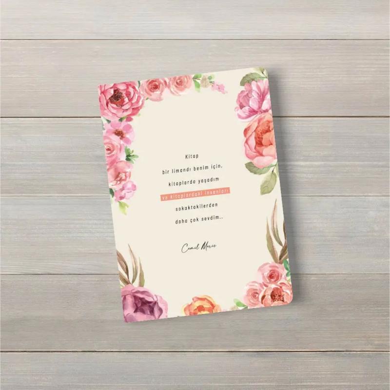 Kitap Bir Limandı isimli – A5 Çizgili Defter