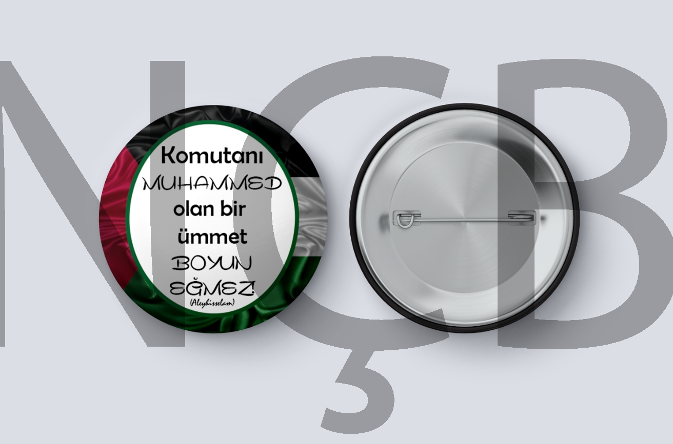 Komutanı Muhammed Olan Ümmet -  İğneli Rozet