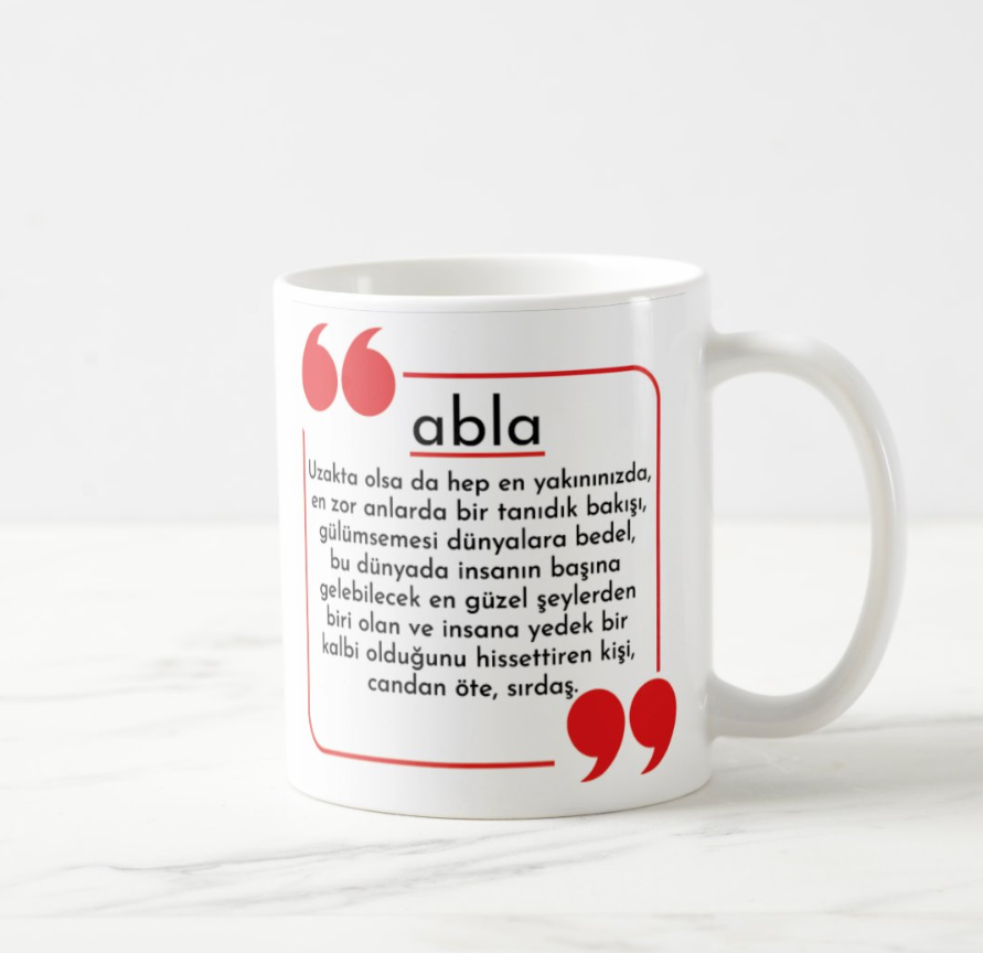 Lügat Abla- Kupa Bardak