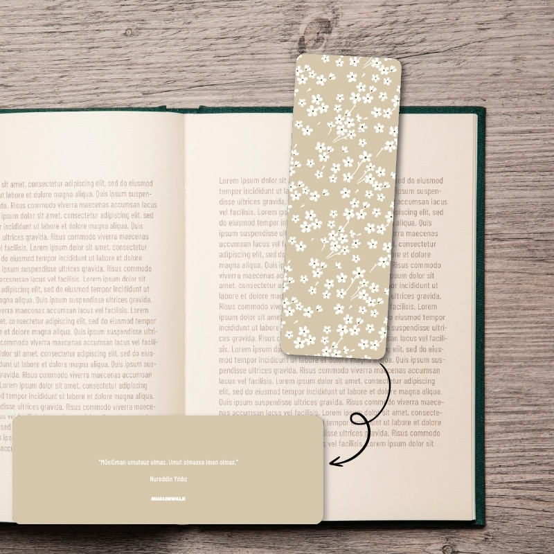 Müslüman Umutsuz Olmaz – Dikey Kitap Ayracı