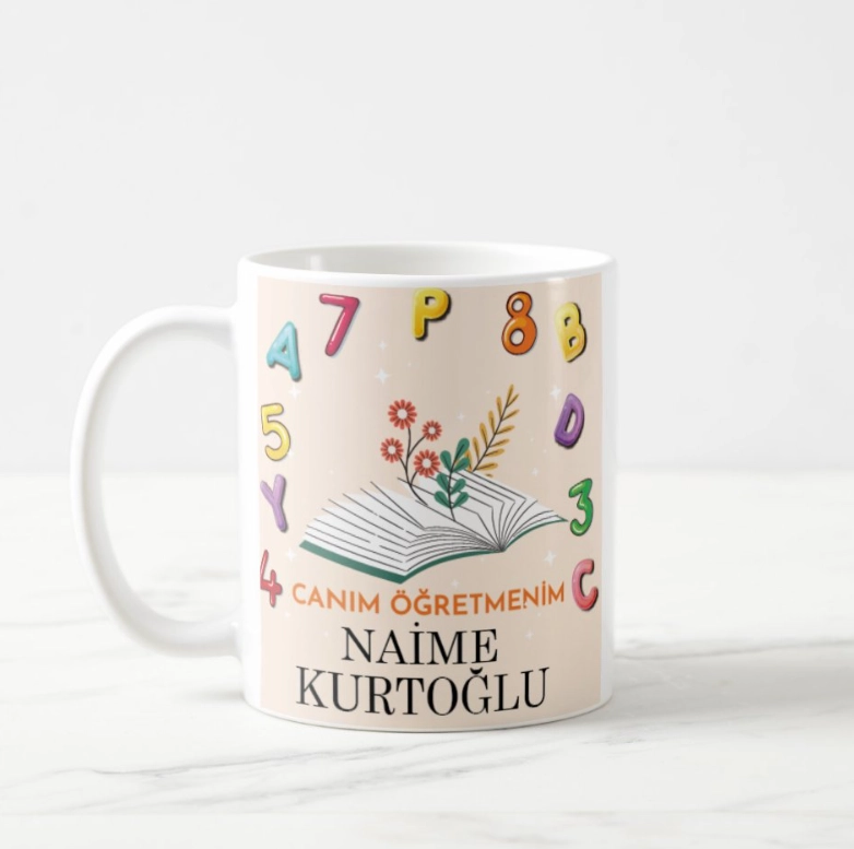 Canım Öğretmenim - İsimli Kupa Bardak