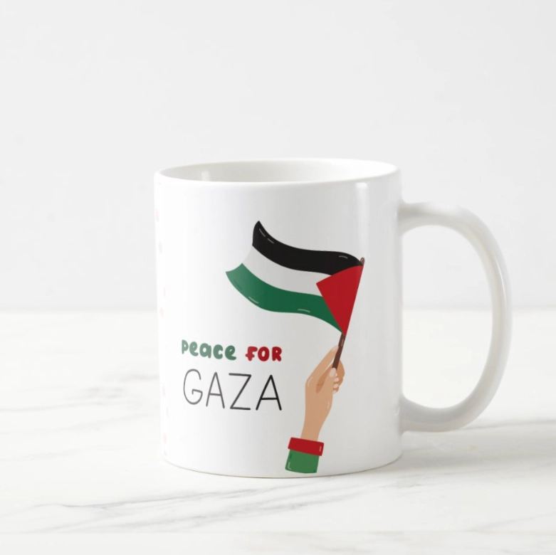 Peace For Gaza Bayrak - Kupa Bardak