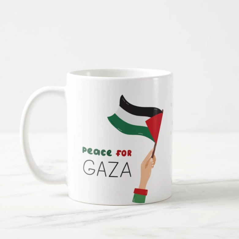 Peace For Gaza Bayrak - Kupa Bardak