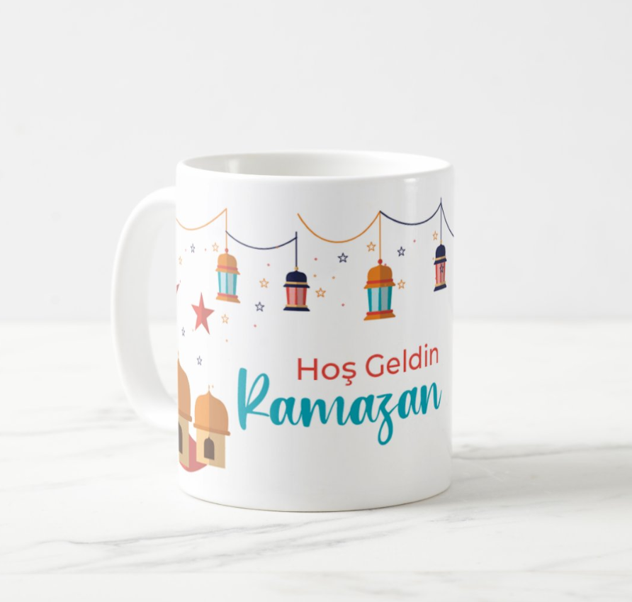 Hoş Geldin Ramazan - İsme Özel Kupa Bardak