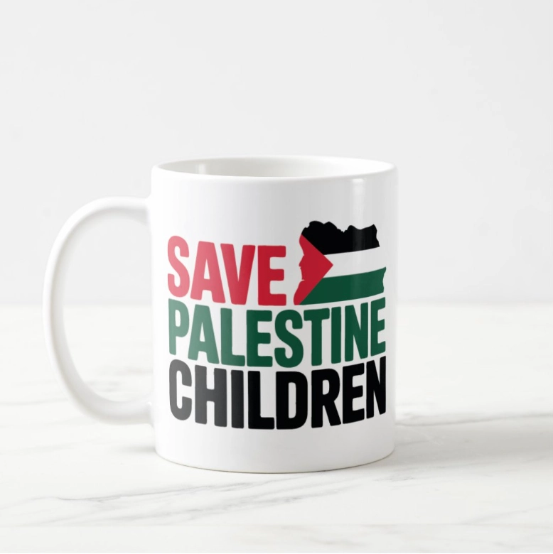 Save Palastine Children - Kupa Bardak