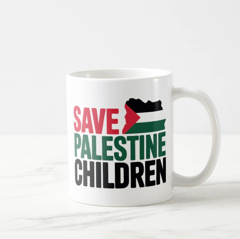 Save Palastine Children - Kupa Bardak