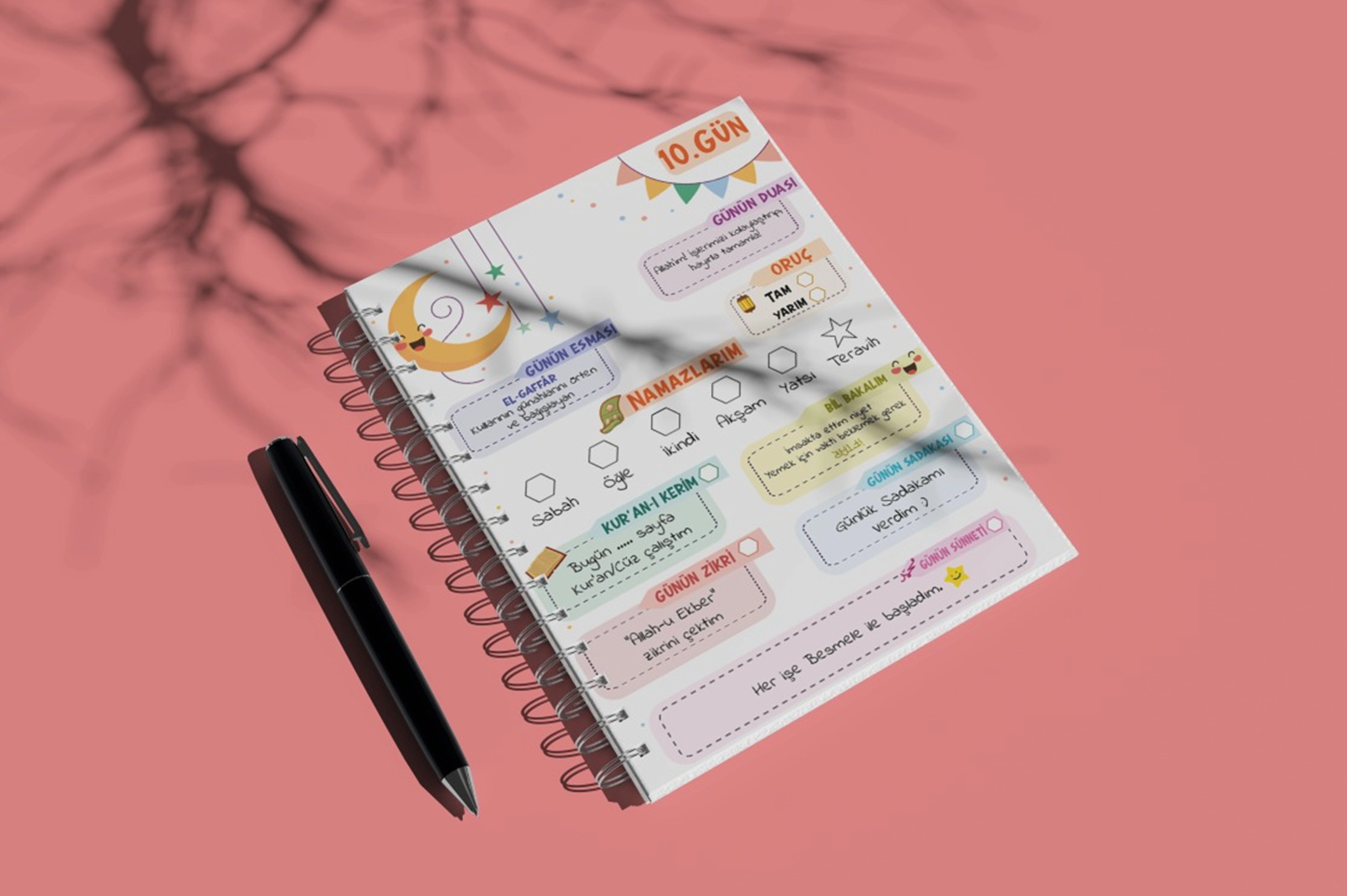 Ramazan Günlüğüm– A5 Tarihsiz Spiralli Defter