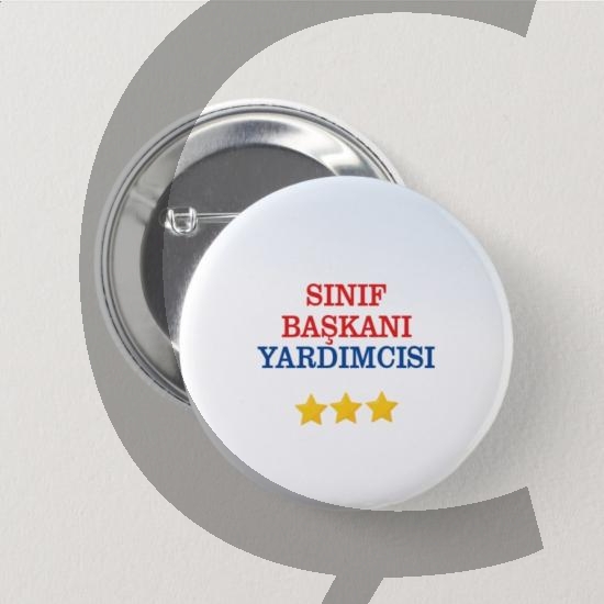 Sınıf Başkan Yardımcısı– Çocuk İğneli Rozet