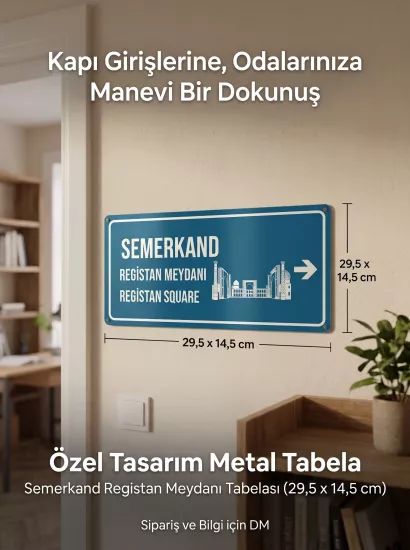 Semerkant Şehir Tabela