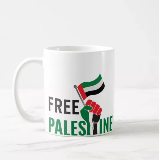 Free Palastine - Kupa Bardak
