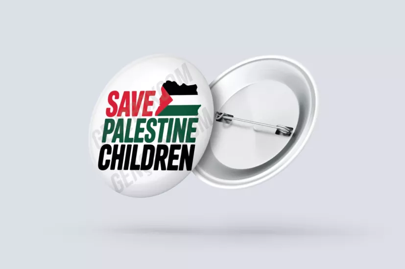 Save Palastine Children - İğneli Rozet