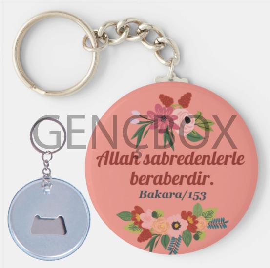 Allah Sabredenler İle Beraberdir - Açacaklı Anahtarlık
