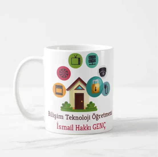 Bilişim Teknoloji Öğretmeni 2- İsimli Kupa Bardak