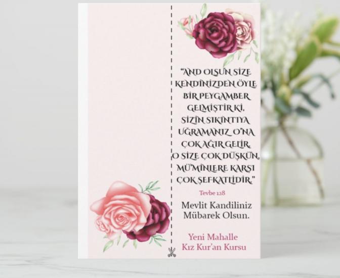 ’’En Sevgili’’ Temalı Hediyelik Kandil Kart(Hediyelik Çikolata Kahve Kart)
