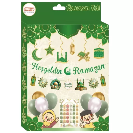 Kutulu Hoşgeldin Ramazan Seti Yeşil