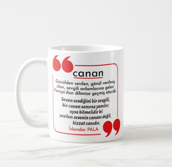 Lügat Canan - Kupa Bardak