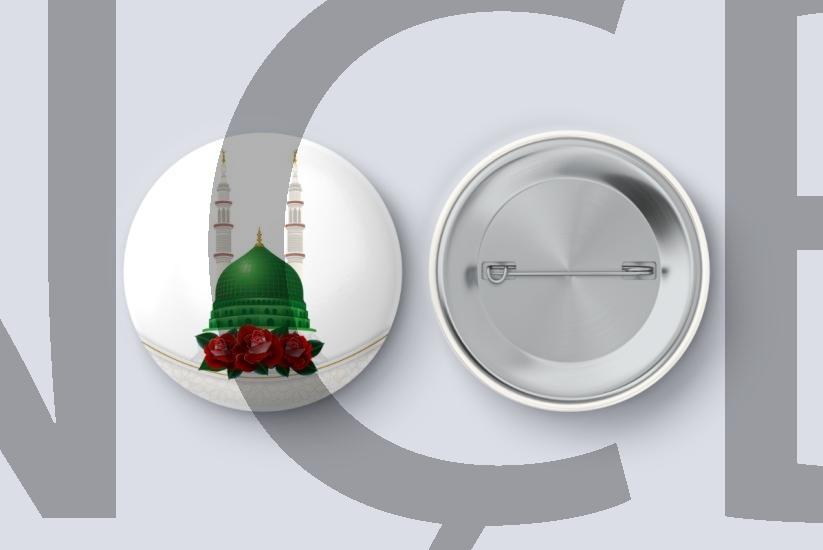 Mescidi Nebi Gül  - İğneli Rozet