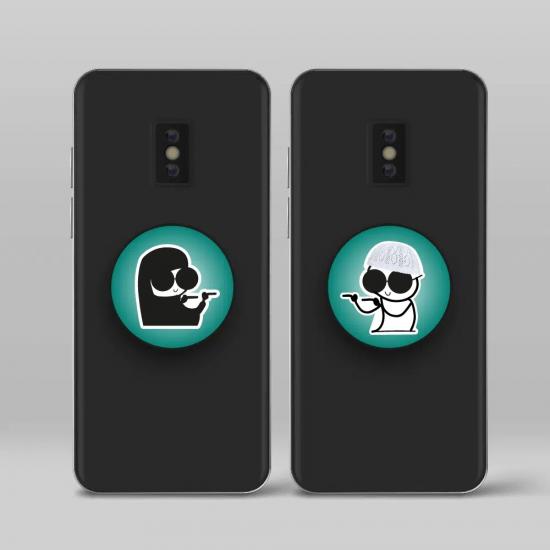 Müslüman Sevimli Çift - Pop Socket