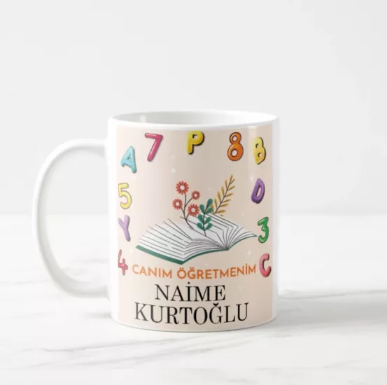 Canım Öğretmenim - İsimli Kupa Bardak
