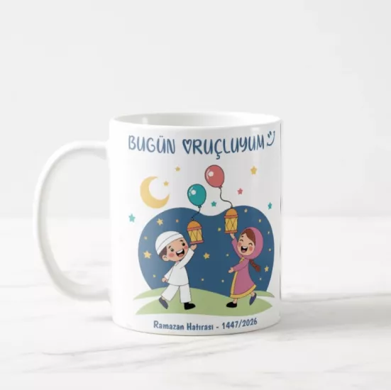 Ramazan Hatırası 2026 Çocuklu Kupa Bardak