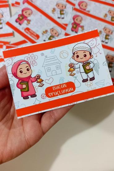 Ramazan Temalı Köpük Baloncuk Sticker (16 ADET)