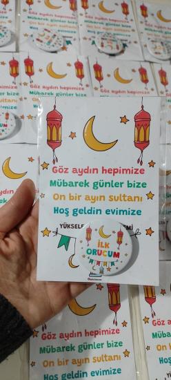 Ramazan Manili Kart ve Rozet Paketi