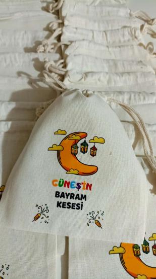 Kandil Temalı İsimli Çocuk Bayram Harçlık Kesesi (15*20 cm)