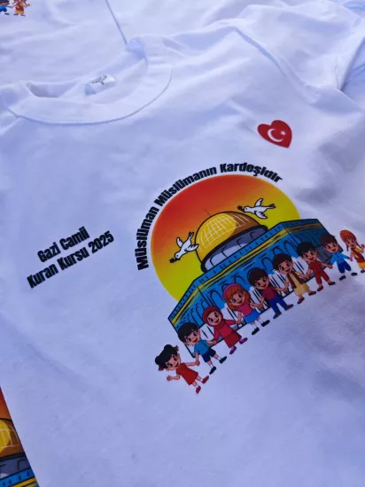 Müslümanlar Kardeştir - Kurs İsimli Çocuk Tişört