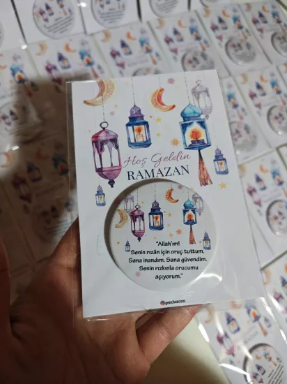 Hoş Geldin Ramazan Magnet Açacak ve Kartlı Paket (58 MM)