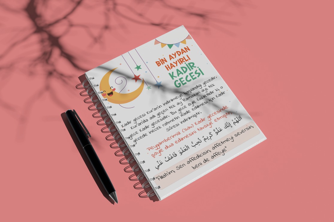 Taha’nın Ramazan Günlüğü – A5 İsme Özel Spiralli Defter