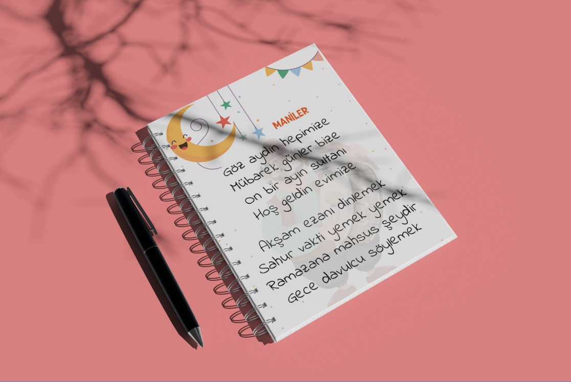 Taha’nın Ramazan Günlüğü – A5 İsme Özel Spiralli Defter
