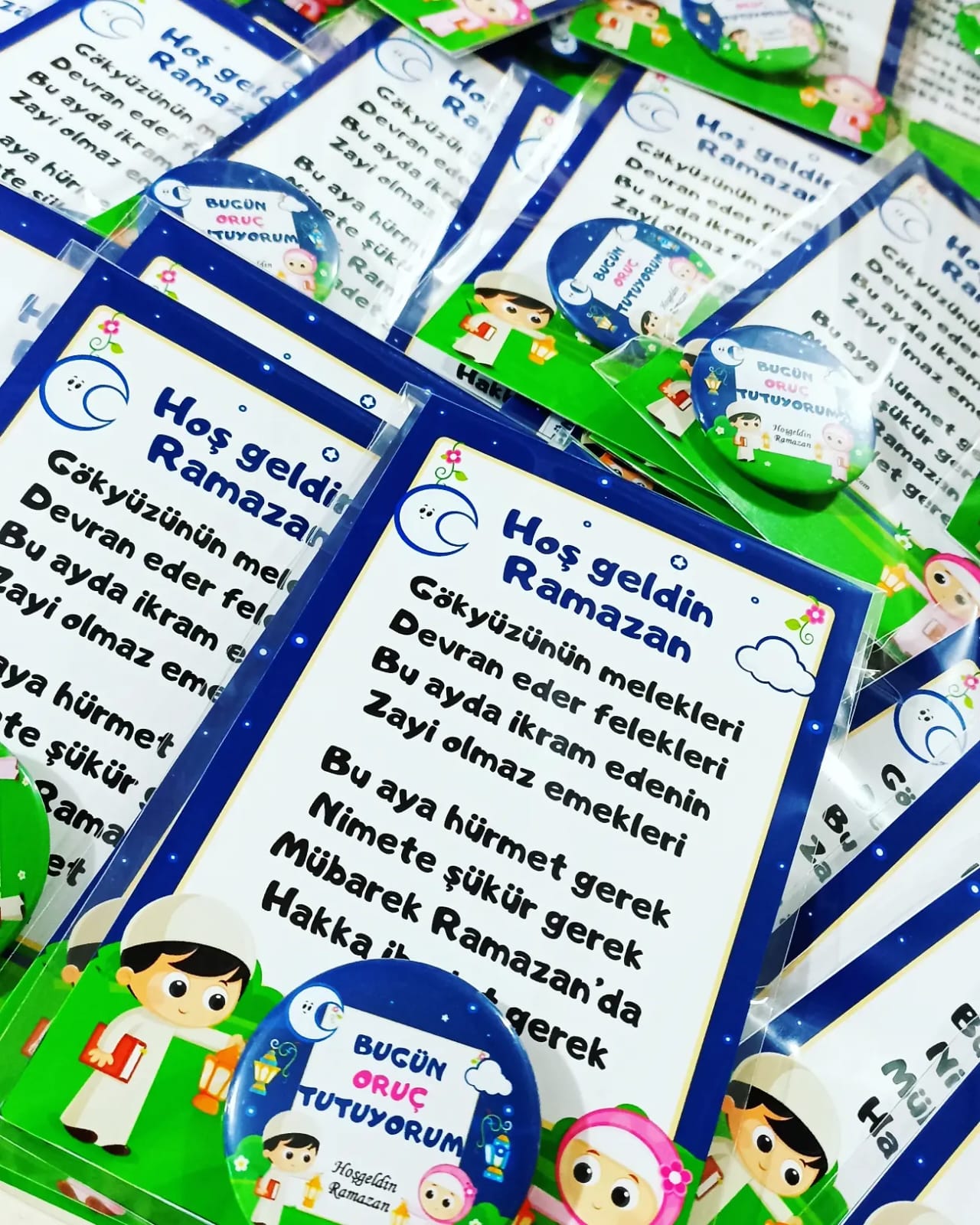 Ramazan Manili Kart ve Rozet Takım 2