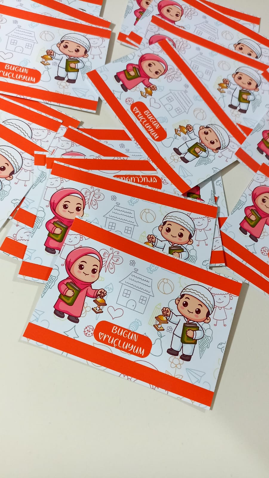 Ramazan Temalı Köpük Baloncuk Sticker (16 ADET)