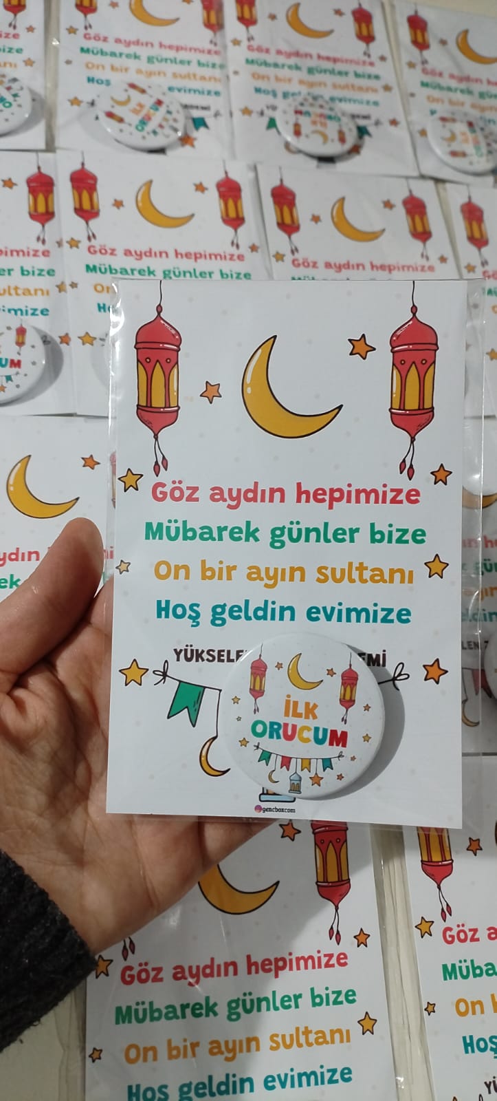 Ramazan Manili Kart ve Rozet Paketi