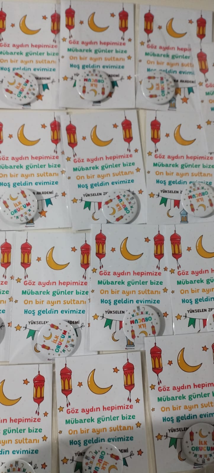 Ramazan Manili Kart ve Rozet Paketi