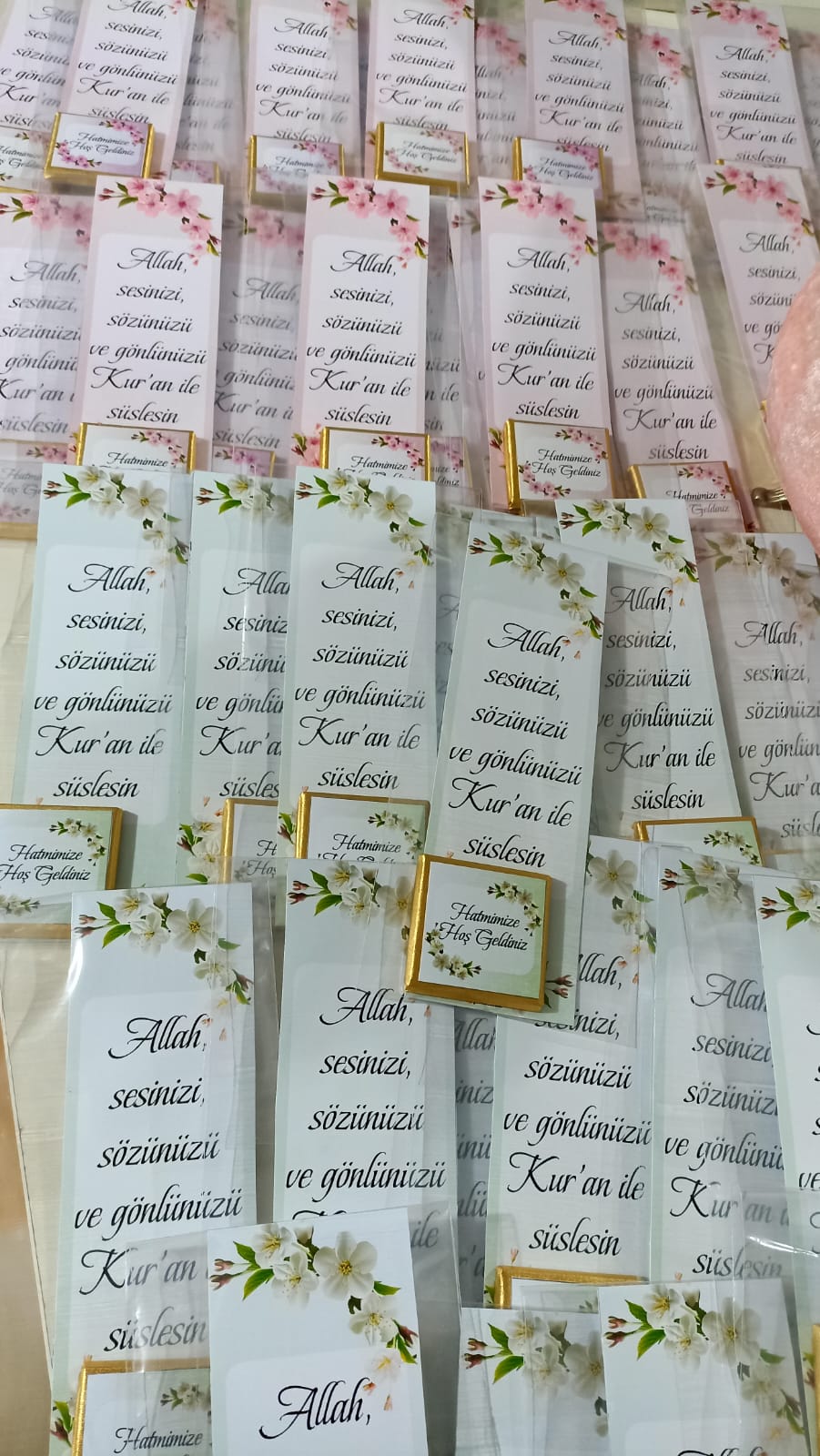 Hatim Hatırası Çikolatalı Ayraçlı Hediyelik Paket