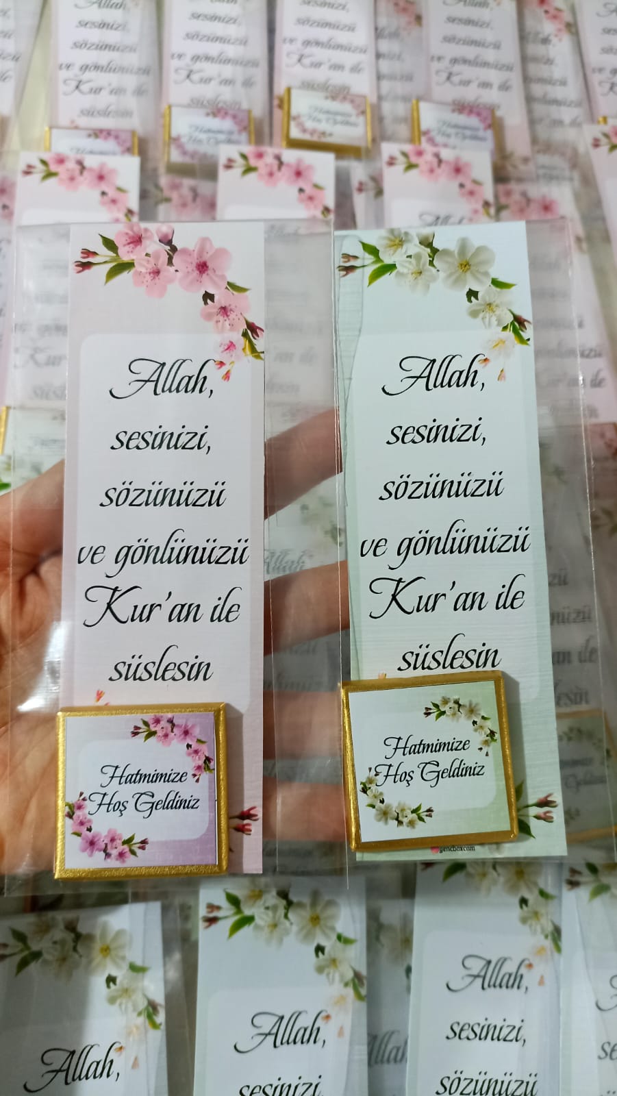 Hatim Hatırası Çikolatalı Ayraçlı Hediyelik Paket